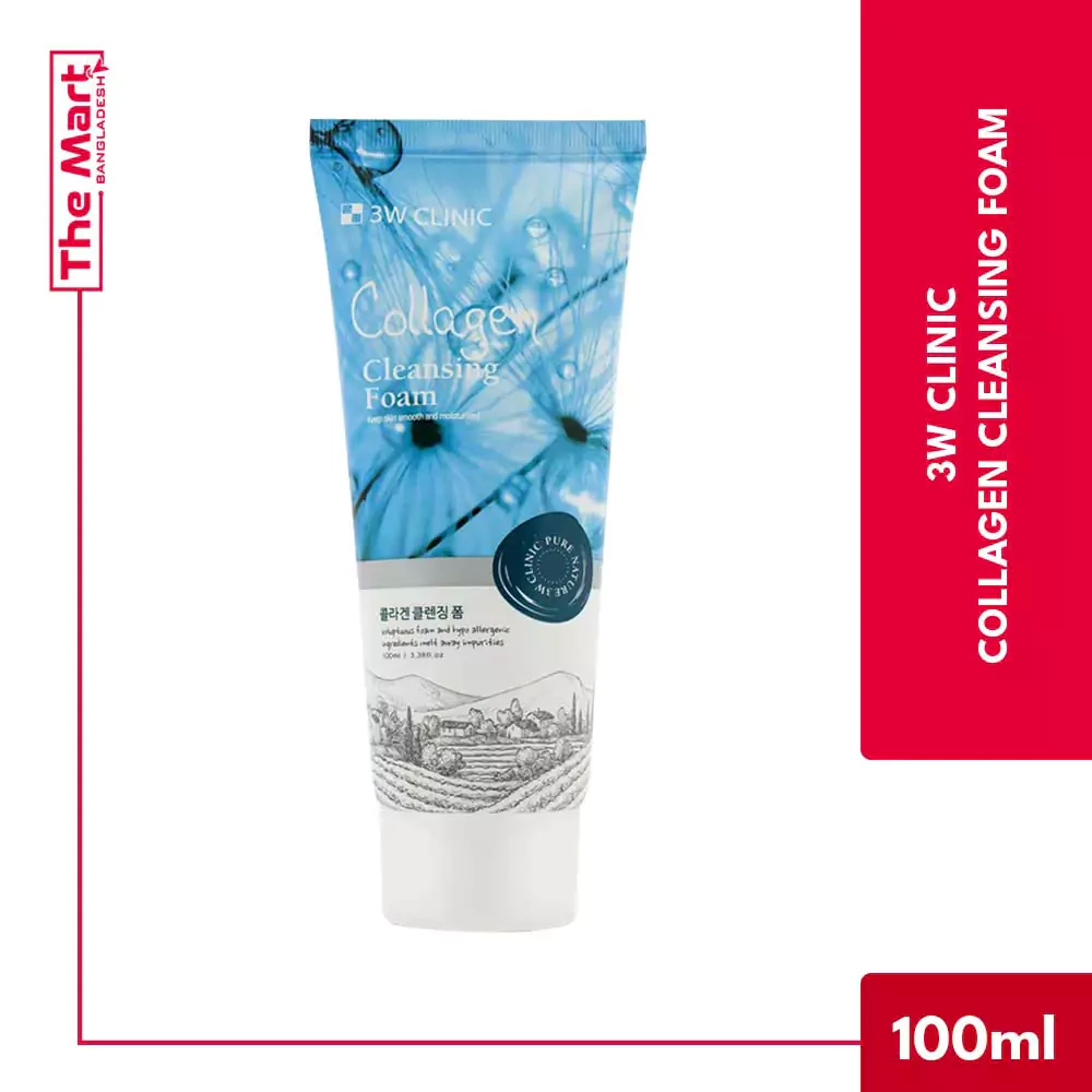 3W Clinic Collagen Cleansing Foam 100ml