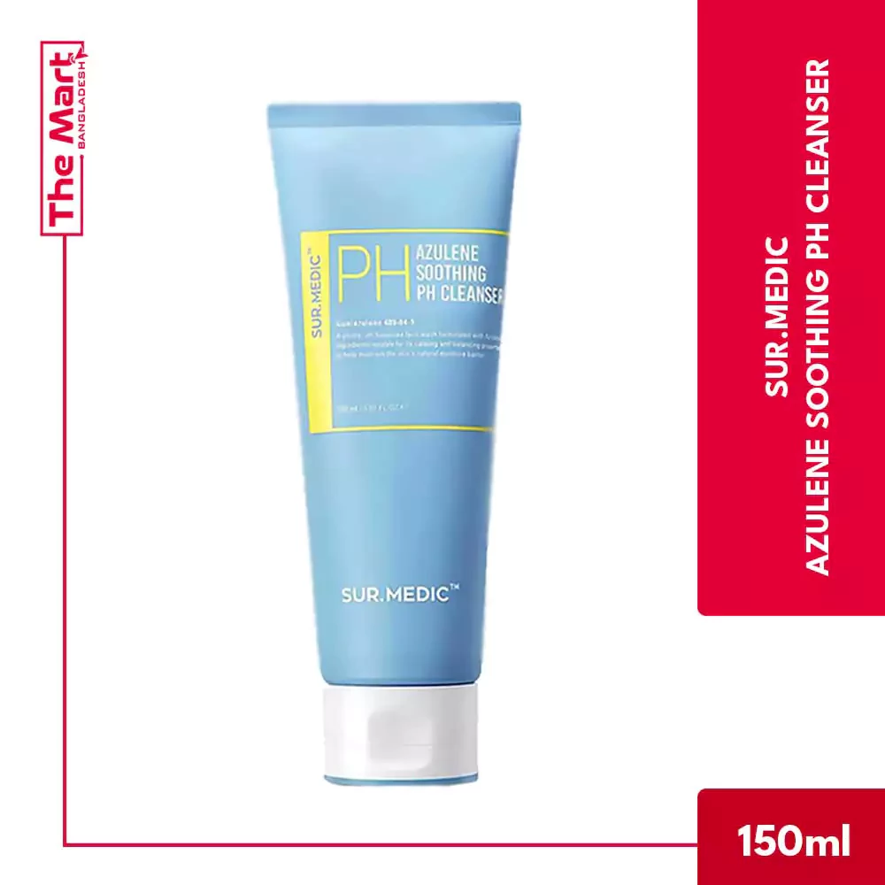 Sur Medic+ Azulene Soothing pH Cleanser 5.07 OZ 150ML