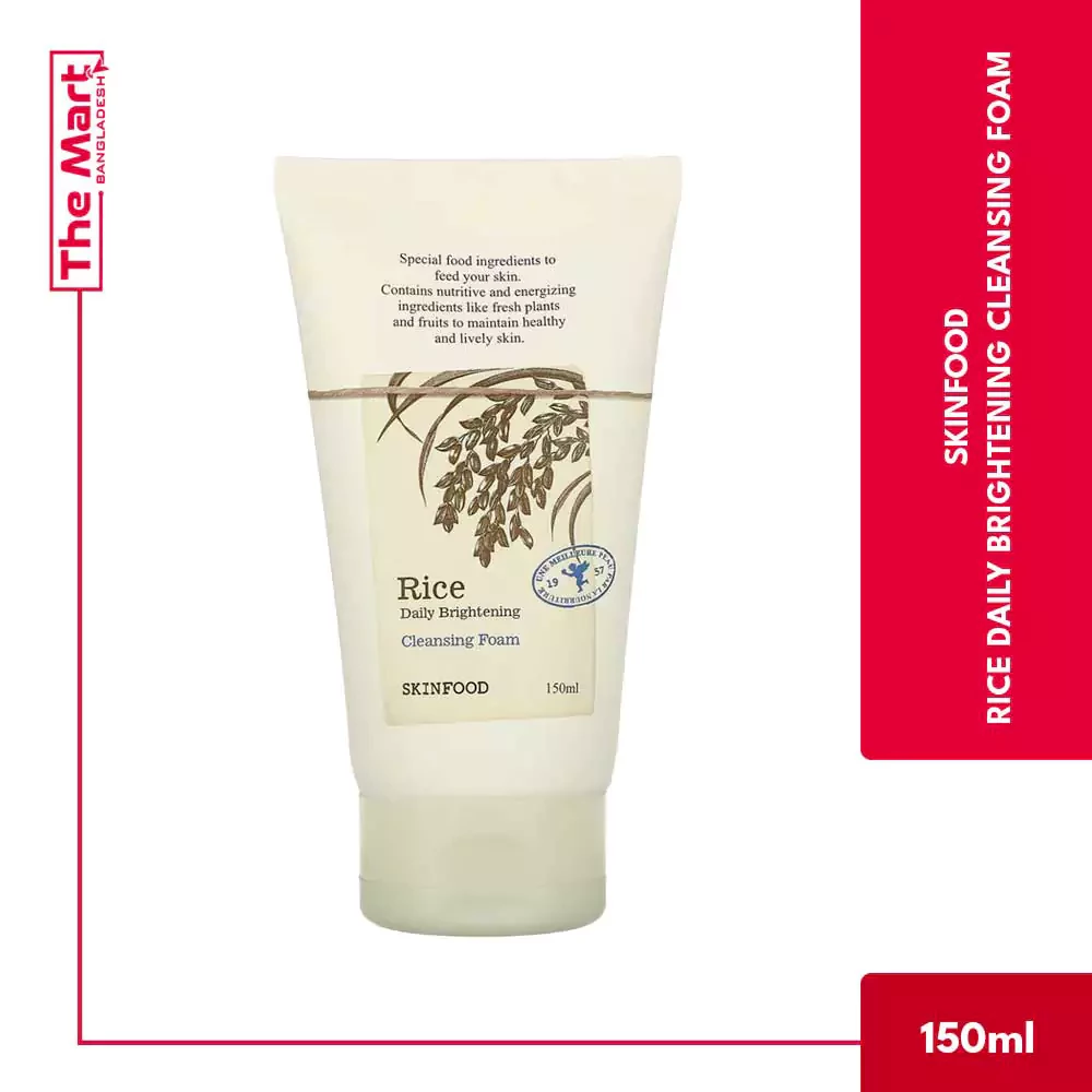 SKINFOOD Rice Daily Brightening Cleansing Foam 150ml