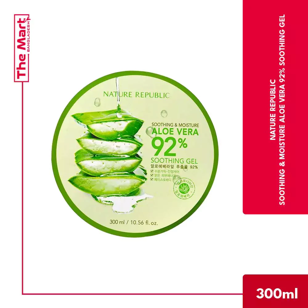 Nature Republic Soothing & Moisture Aloe Vera 92% Soothing Gel