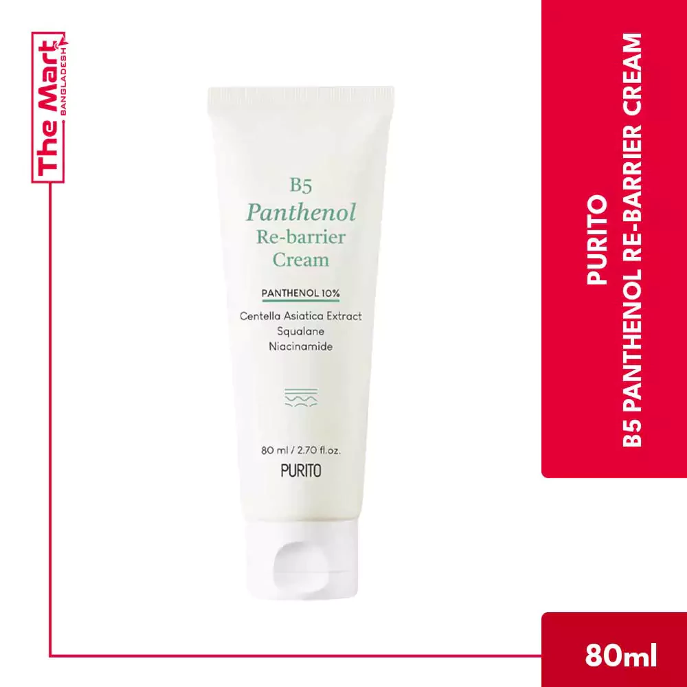 Purito- B5 Panthenol Re-barrier Cream 80ml