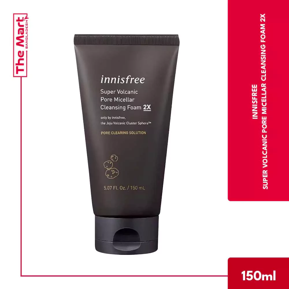 Innsifree Super Volcanic Pore Micellar Cleansing Foam 2X