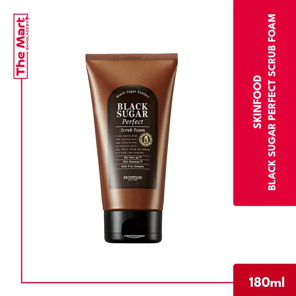 SKINFOOD Black Suger Perfect Scrub Foam 180gm