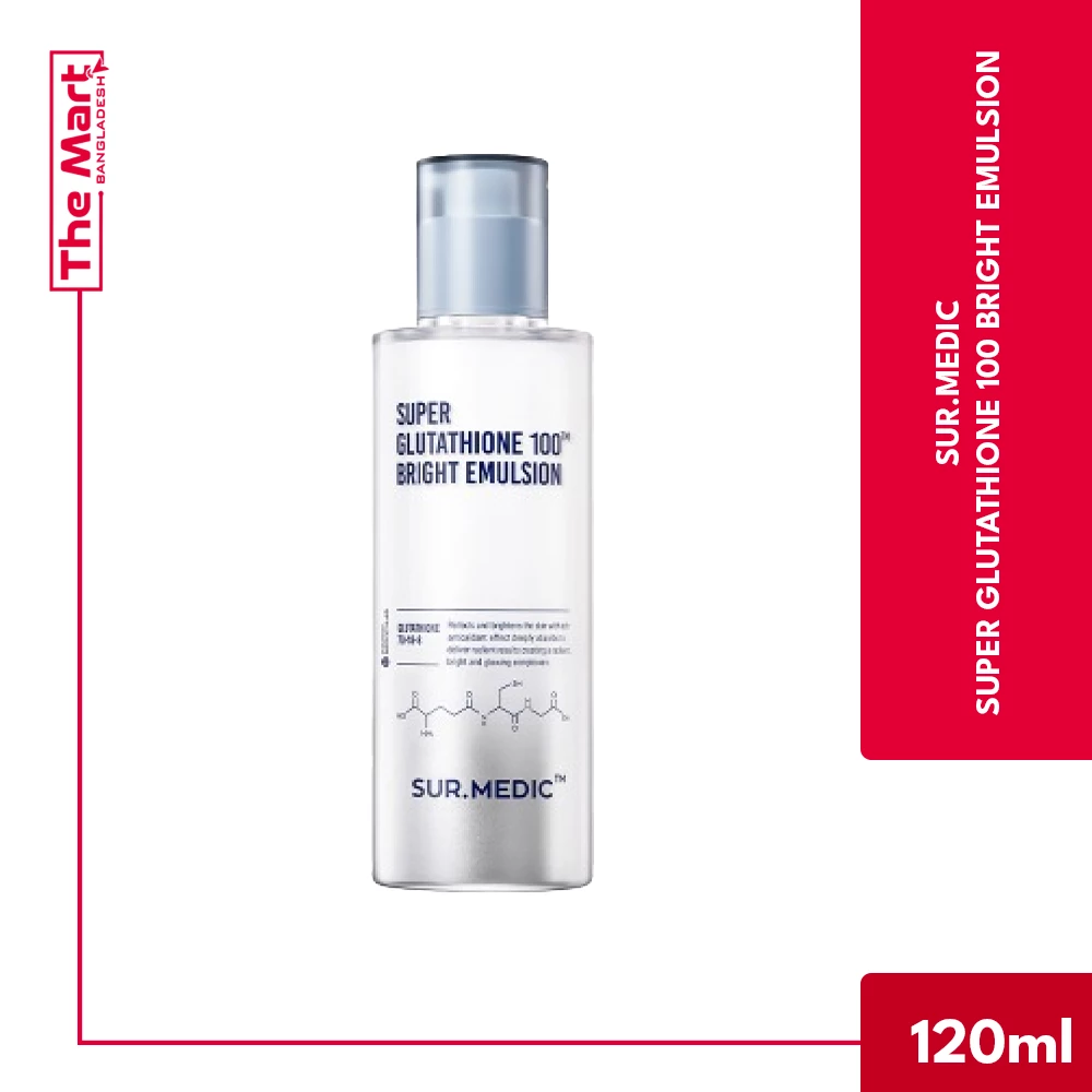 Sur.Medic Super Glutathione 100™ Bright Emulsion 120ml