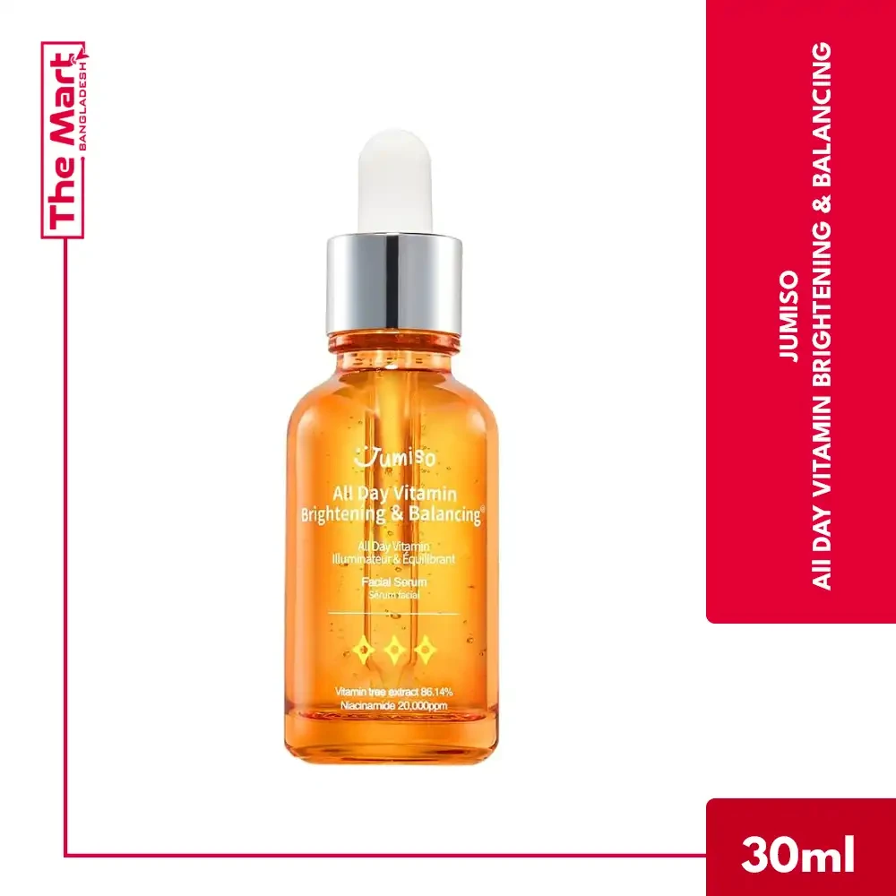 Jumiso All Day Vitamin Brightening & Balancing Facial Serum 30ml